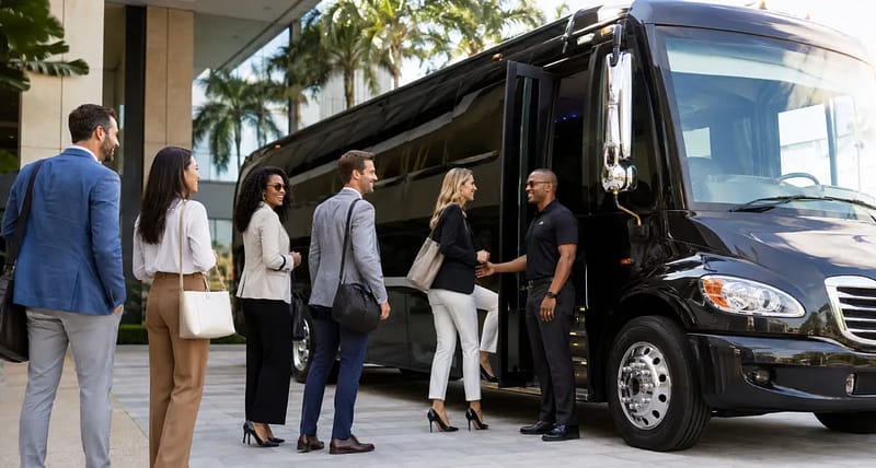 Party Bus Rental in Oceanside, CA for Groups and Events