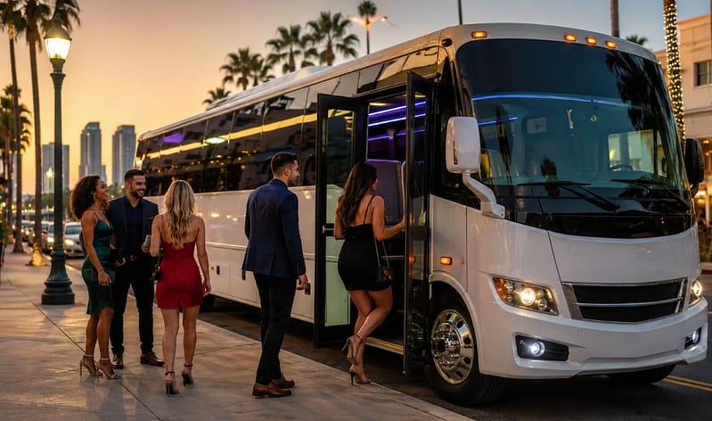 Best Occasions to Book Party Bus Rental in San Diego Instead of Multiple Cars